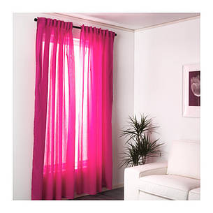У іван Гардини, 1 пара, малиновий, 145x300 см, 50341563, ІКЕА, IKEA, VIVAN, фото 2