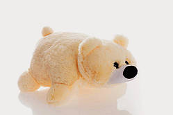 Подушка-Іграшка Ведмедик 45 см Персик (45*40*12 см)