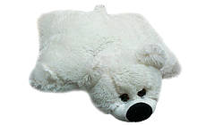 Подушка-Іграшка Ведмедик 55см Біла (55*50*15 см)