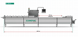 Термоформувальна лінія для сирних продуктів SC330LS