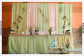 Свежесть природы на Вашей свадьбе. Свадьба в стиле рустик, кафе "Самарканд", г. Полтава. 2