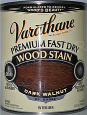 Морилка для дерева Varathane, колір темний горіх (Dark Walnut), банку 0,946 л, фото 5
