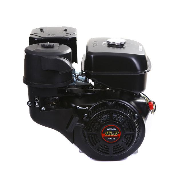 Двигун бензиновий WEIMA WM190F-S2P NEW (16 л.с., шпонка, вал 25 мм, бак 6.5 л, шків), фото 1