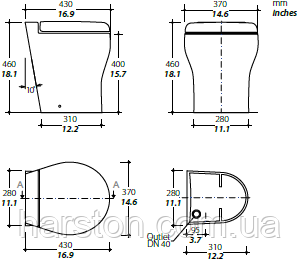 Туалет для яхты Tecma Elegance 2G Cut - фото 2 - id-p635928014