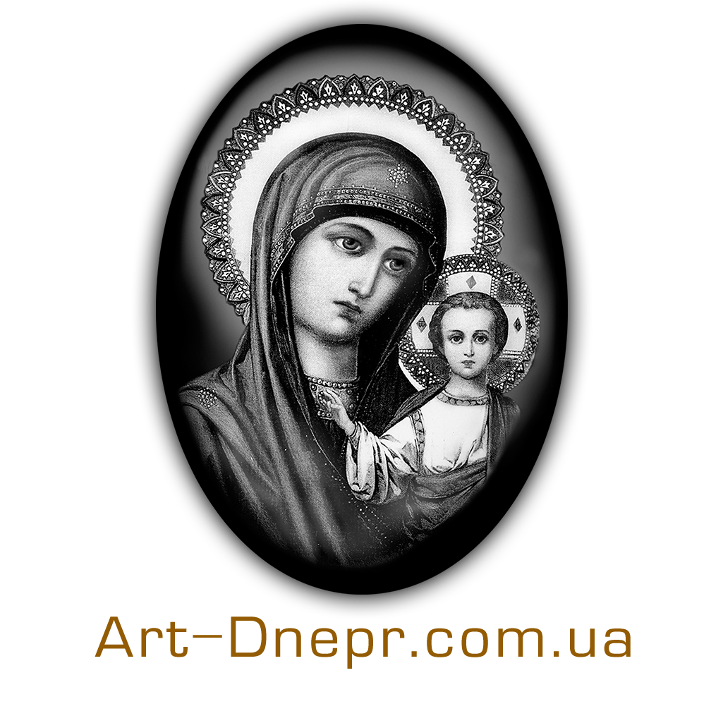 Акриловий овал із немовлям 200Х300, фото 1