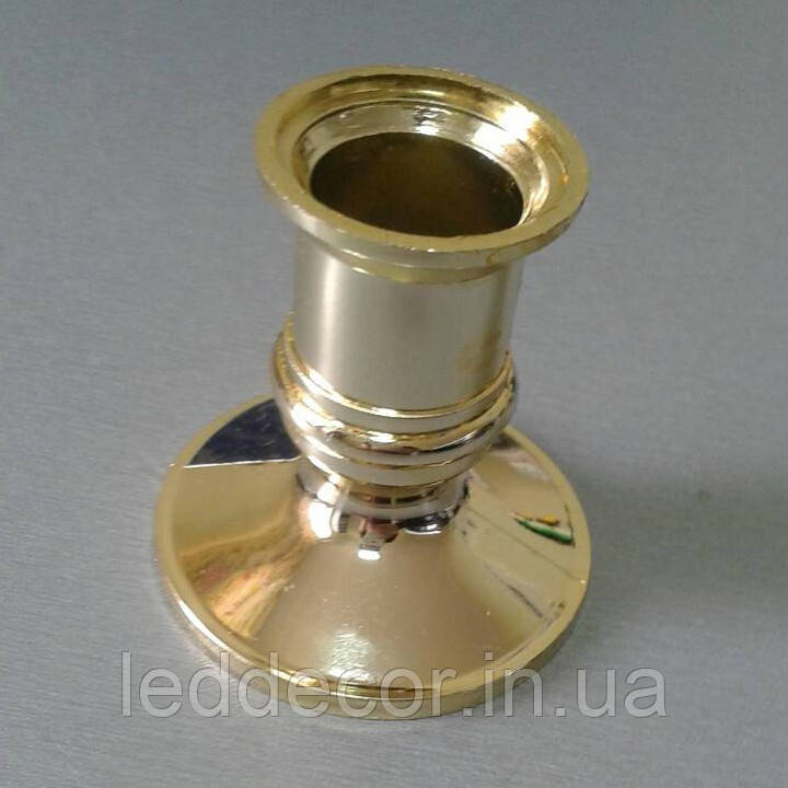 Підсвічник для тонкої свічки Gold 6022