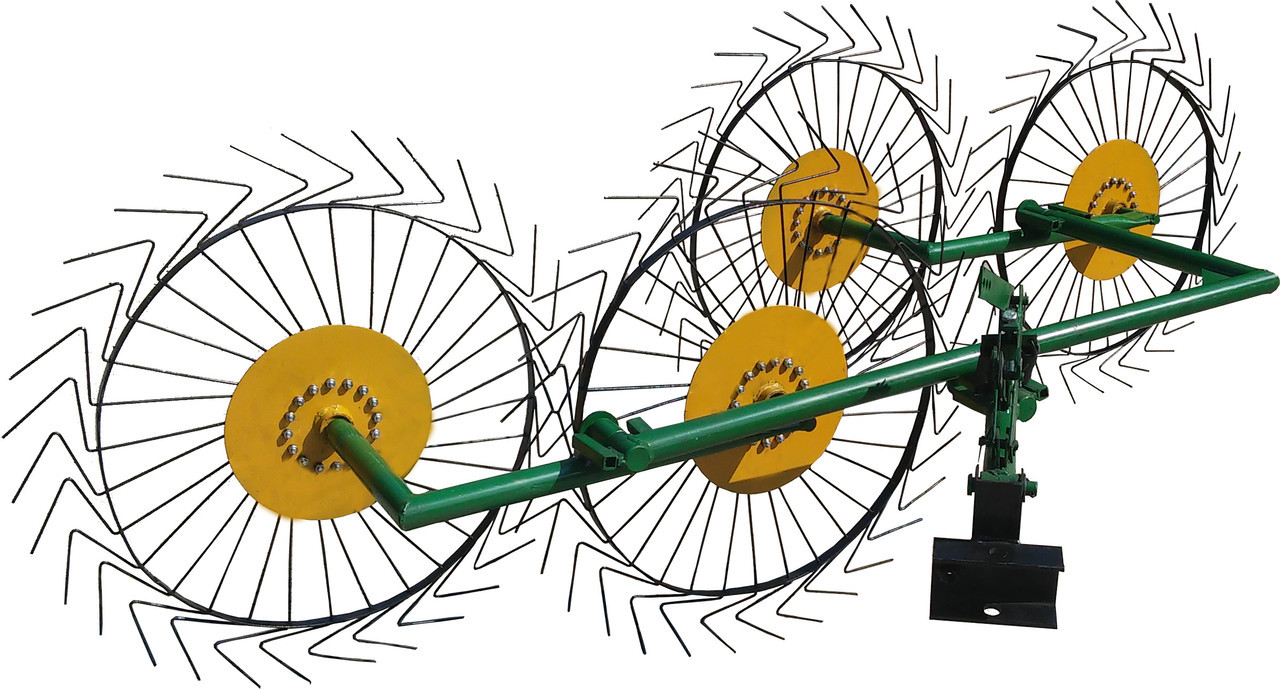 Граблі «Сонечко» ГВР-4 (граблі ворушилки 4-х колісні)