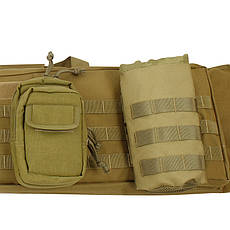 Чохол для зброї 100см M4 MOLLE TAN, фото 5