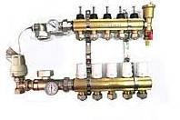 Колектор для теплої підлоги в складі АРС-02 на 2 контури з водорозхідниками