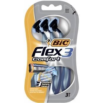 Станки для бриття ВІС 3 леза Flex комфорт 3 шт (3086123363786)