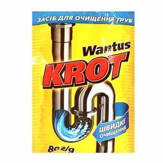 Засіб для чищення каналізаційних труб Кріт Elensee в гранулах 80 гр. (4820098541775), фото 1