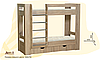 Двох'ярусне ліжко з шухлядами для білизни Дует-3, фото 4