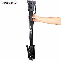 Професійний монопод Kingjoy MP-3008F + VT-3510, фото 5