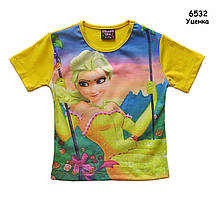 Уцінка - Футболка "Ельза" для дівчинки. 3-4 роки