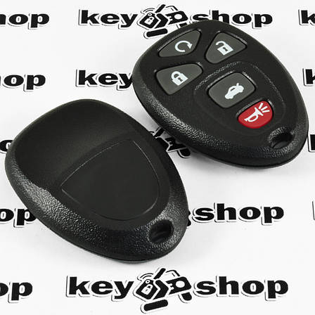 Корпус пульта для Cadillac (Кадиллак) 4 + 1 (panic) кнопки, фото 2