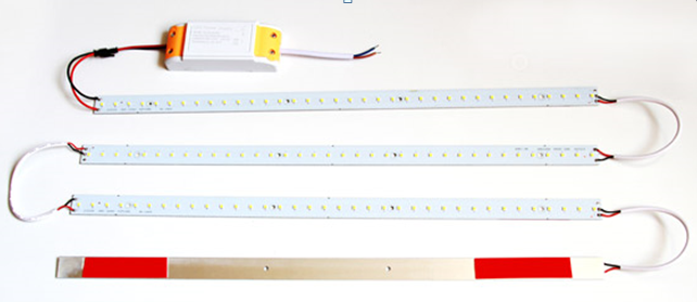 Комплект світлодіодних лінійок 28 W для переобладнання растрових світильників (заміна ламп т8 в армстронг)