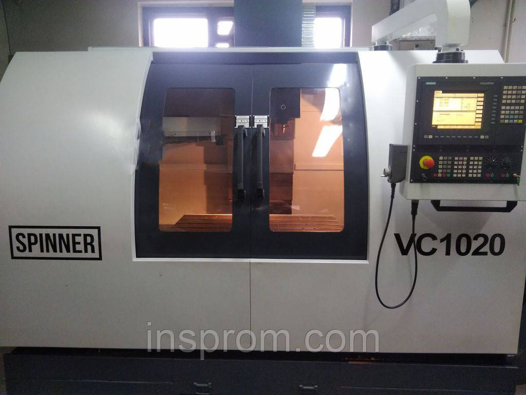 Вертикальний фрезерний обробний центр з ЧПУ SPINNER VC 1020