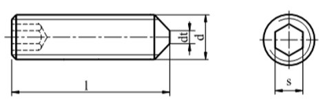 Винт DIN 914 купить - завод 