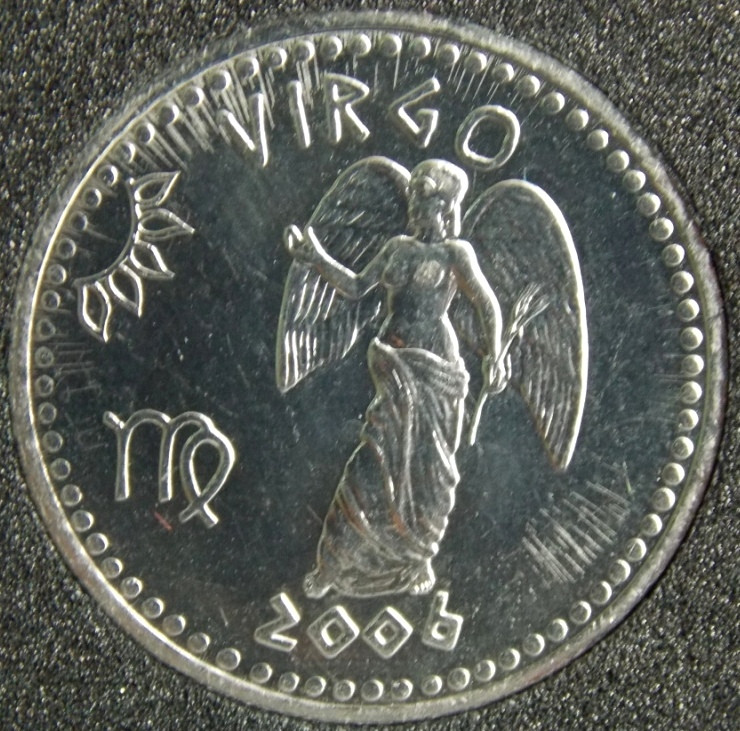 Монета Софі 10985ів 2006 р. Діва, фото 1