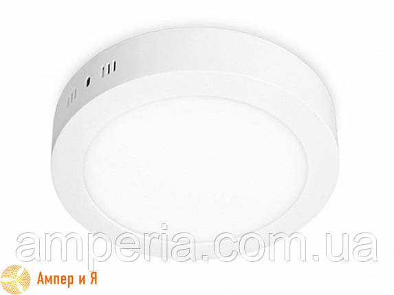 Світильник світлодіодний круглий накладний Світильник EUROLAMP LED 12W 4000K, фото 2