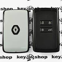 Оригинальная смарт карта для Renault (Рено), 4 кнопки, ID:2014 DJ 3371 (PCF 7953 M), 434MHz, (keyless-go)