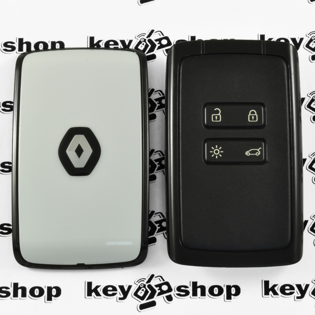 Оригинальная смарт карта для Renault (Рено), 4 кнопки, ID:2014 DJ 3371 (PCF 7953 M), 434MHz, (keyless-go) - фото 1 - id-p638125252