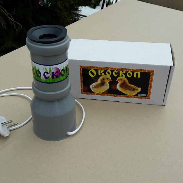 Овоскоп O-Mega Курочка Ряба для перевірки яєць на придатність до інкубації, фото 1