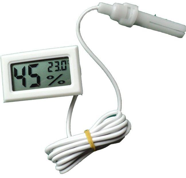 Гігрометр вологомір термометр цифровий із виносним датчиком