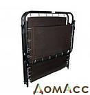 Розкладачка Ретро класична, складана металева, з регульованим підголівником, фото 2