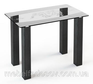 стол со стеклянной столешницей художественное матирование