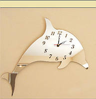 Часы на стену Золотой дельфин