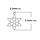 Підвіски металеві Finding Кулон Зірка Давида Сталистий 33 мм x 25 мм, фото 2