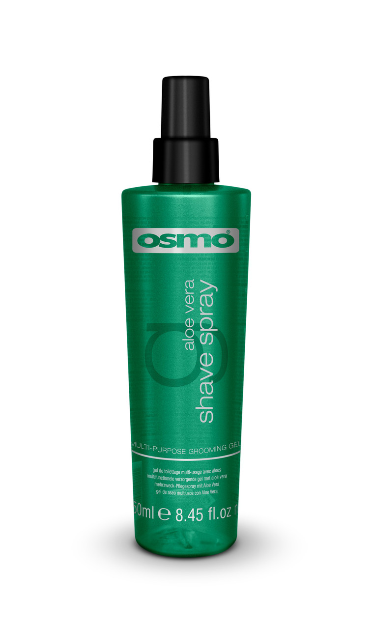 Спрей гель для гоління прозорий Osmo Shave spray Aloe Vera 250 ml