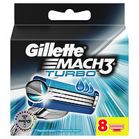 Сменные кассеты Gillette Mach3 Turbo 8 шт. Оригинал - фото 3 - id-p186667115