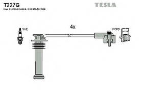 Комплект высоковольтных проводов Tesla T227G Ford