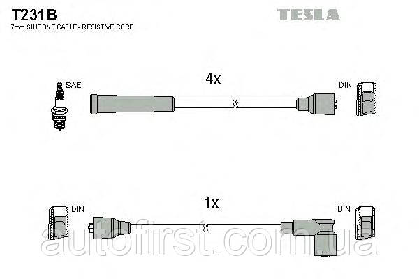 Автомобільні дроти запалювання Tesla T231B Honda