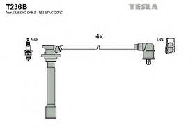 Комплект проводів запалювання Tesla T236B Kia