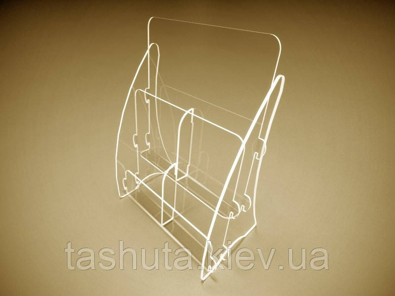 Настільна буклетниця універсальна Євро (99х210) х 4 комірки