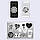 Stickers Pack Black&White #161, фото 2