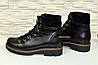 Черевики жіночі на товстій підошві, натуральна шкіра і замша, фото 7