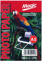 Фотопапір Magic глянсовий А5 230 г/м2 100 л