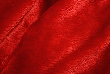 Покривало - хутряний плед утеплене 210*230 (червоний), фото 2