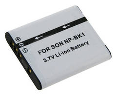 Батарея для Sony NP-BK1, NP-FK1, DSC-S750, DSC-S780, DSC-S950, DSC-S980, DSC-W190, DSC-W370, DSC-S750
