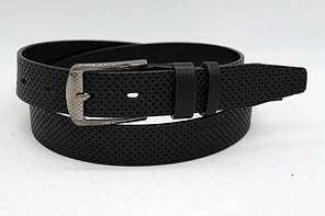 Стильний шкіряний ремінь 35 мм  класичний  