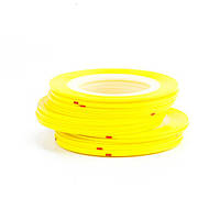 Скотч-стрічка.Квітти жовтий.Товщина 1 мм