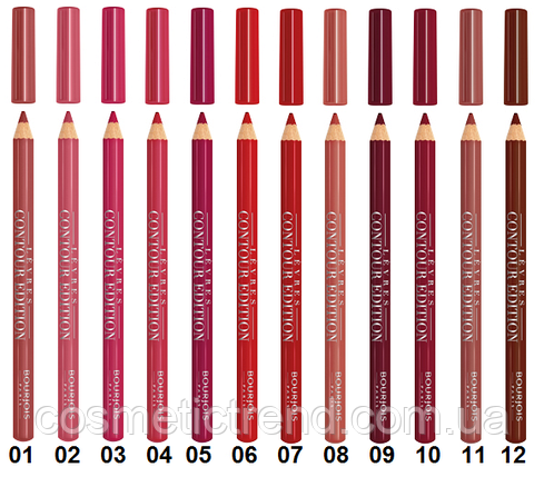 Олівець контурний для губ дерев'яний Bourjois Levres Contour Edition No 22 Peche voluptueuse, фото 3