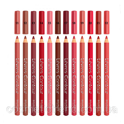 Олівець контурний для губ дерев'яний Bourjois Levres Contour Edition No 22 Peche voluptueuse, фото 4