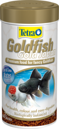 Корм TETRA (Тетра) Gold Fin Japan потопаючий преміум корм для золотої рибки, телескопів, 250 мл / 145 г