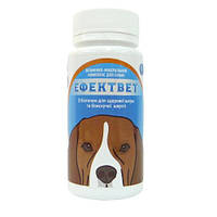 ЕФЕКТВЕТ з біотином для здорової шкіри і блискучої шерсті собак (вітамінно-мінеральний комплекс) 100 таб.