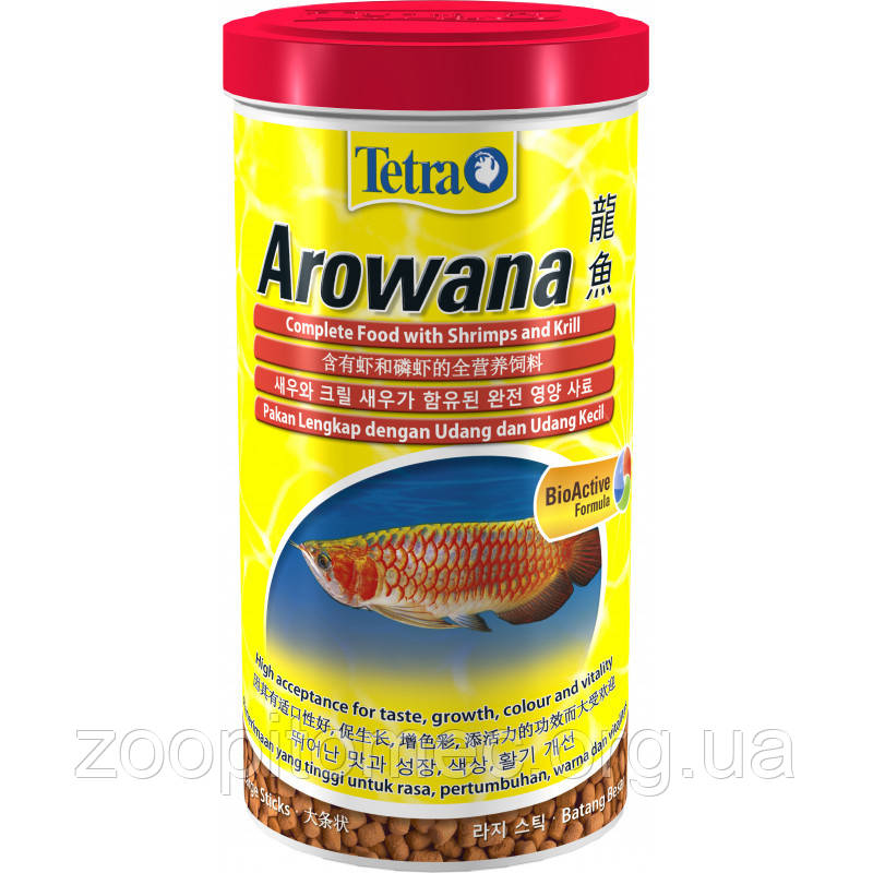 Корм для риб арован TETRA (Тетра) AROWANA, 1л